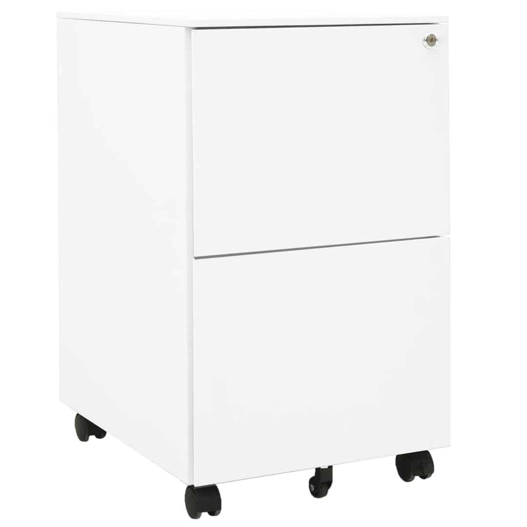 Aktenschrank mit Rollen Büroschrank Rollschrank Rollcontainer Schubladenschrank mit Schubladen Metal