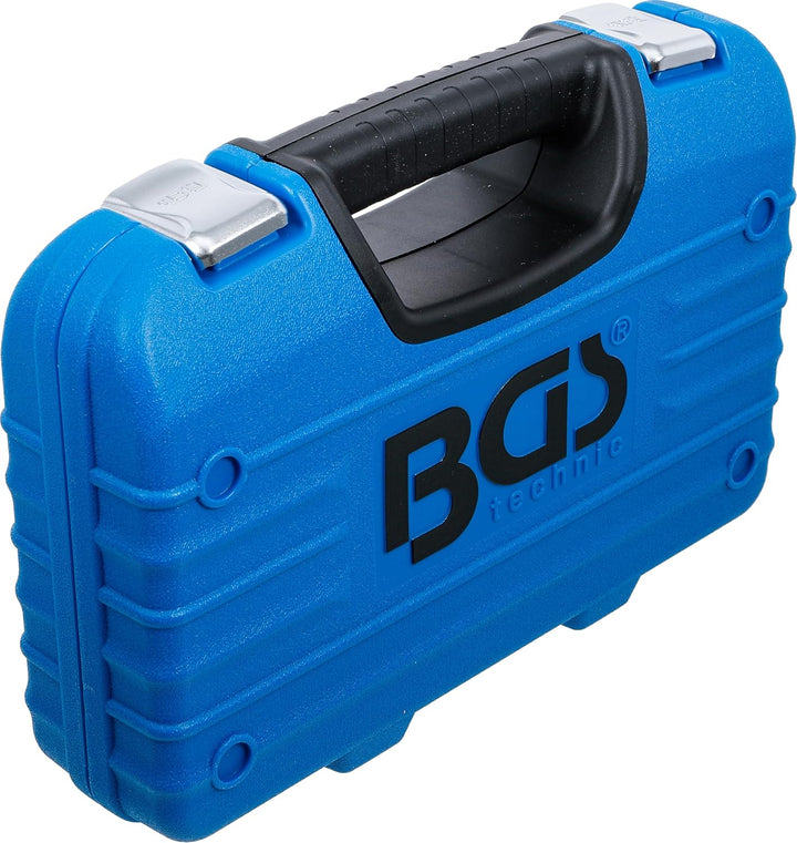 BGS 2181 | Durchsteck-Steckschlüssel-Satz | 52-tlg. | Gear Lock | SW 4,5 - 25 mm | inkl. Kunststoff-