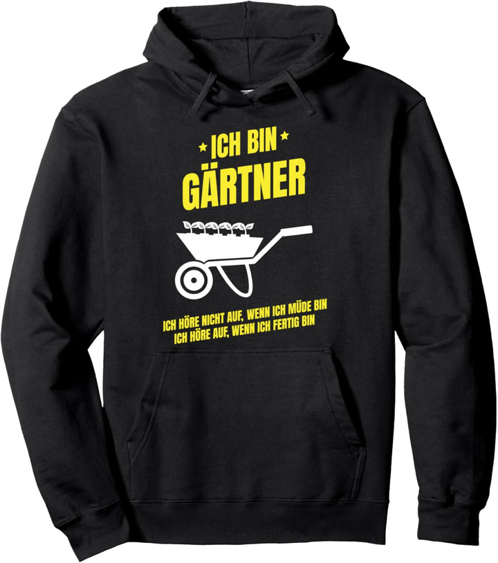 Gärtner, Landschaftsgärtner Design I Garten Motiv Pullover Hoodie