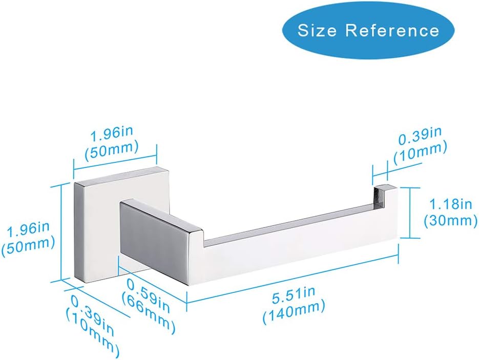 TASTOS Toilettenpapierhalter, mattschwarz, Toilettenpapierrollenhalter, Spender und Aufhänger, Wandm
