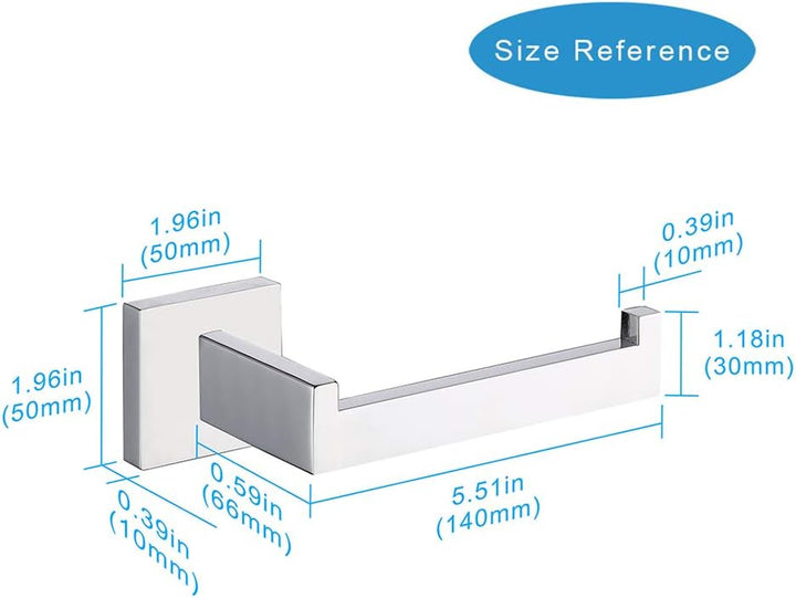 TASTOS Toilettenpapierhalter, mattschwarz, Toilettenpapierrollenhalter, Spender und Aufhänger, Wandm