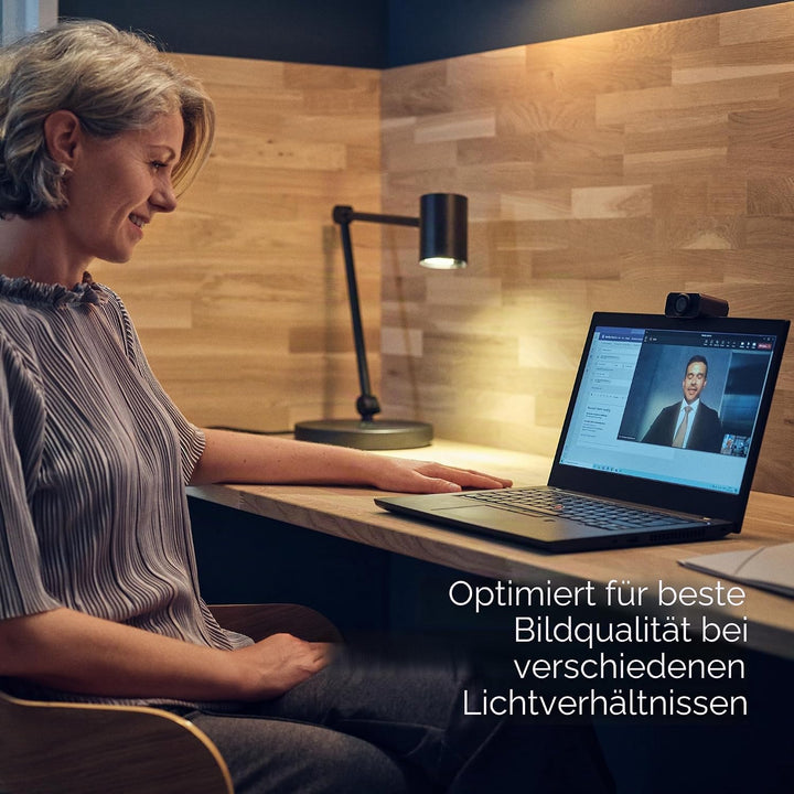 EPOS Expand Vision 1, 4k USB Webcam Microsoft Teams und Zoom Zertifiziert mit Noise Canceling Mikrof