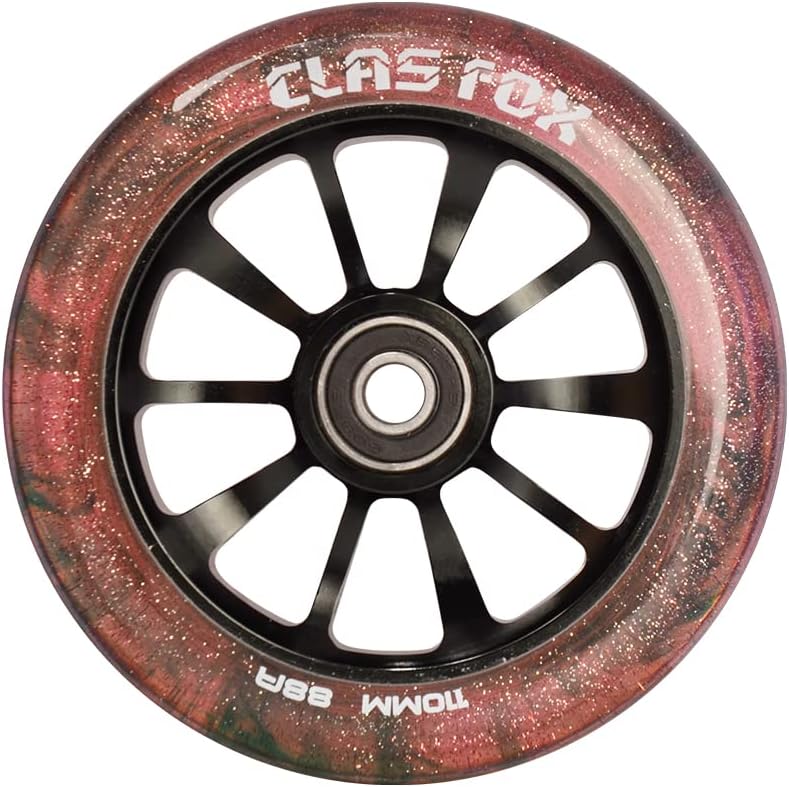 CLAS FOX Pro Stunt Scooter Rollen Roller Räder 110mm EIN Paar mit ABEC-9 Kugellager CNC Metallker (2