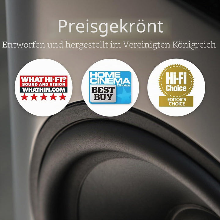 Q ACOUSTICS 3050i Standlautsprecher Paar Arctic White - 2-Wege-Reflexgehäuse, Bass-Treiber 2 x 165 m