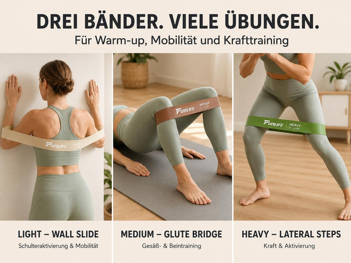 FunLife XXL Yogamatte 190 × 66 cm – 10 mm faltbare Fitnessmatte | Extra dick und rutschfest. Ideal f