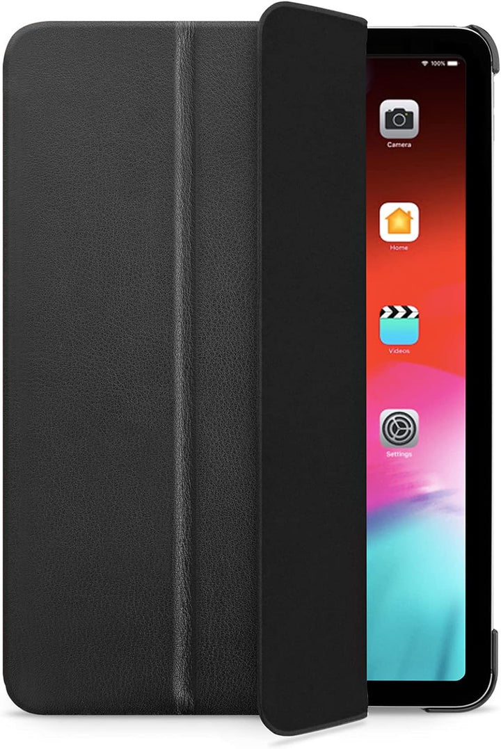 WIIUKA Hülle für iPad Pro 12.9" (2022-2020), Deutsches Leder, Lederhülle extra Dünn, Premium Smart-C