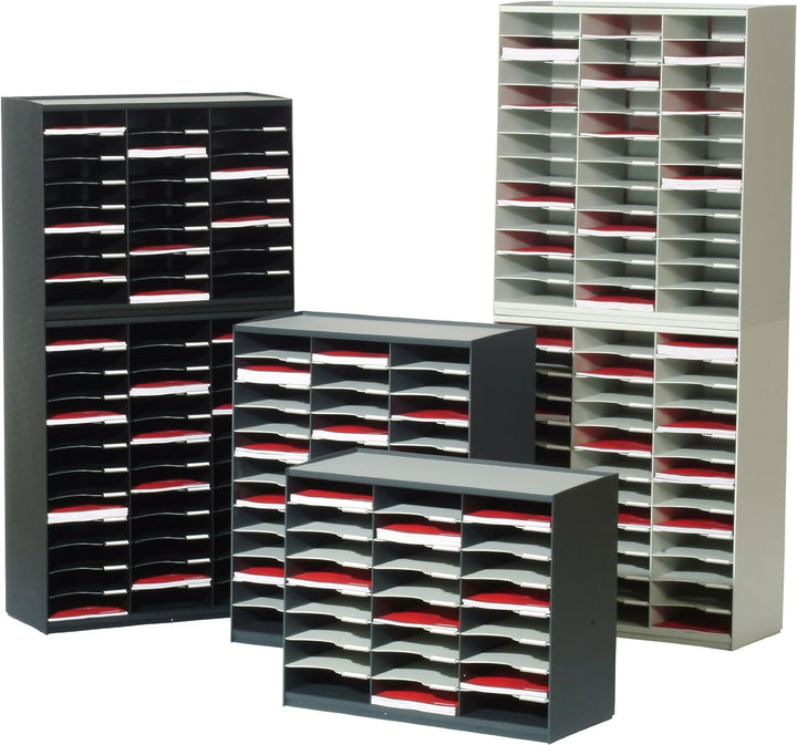 Paperflow Master Literature Organizer, 24 Fächer, grau (802.02) 24 Compartment Grau, 24 Compartment