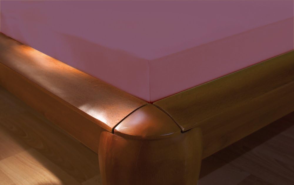 ESTELLA Spannbetttuch Feinjersey | Aubergine | 150x200 cm | passend für Matratzen 140-160 cm (Breite