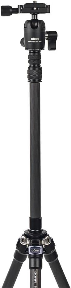 Dorr 380182 Slim Hopper Stativ mit Kugelkopf, 3-teilig, Schwarz'