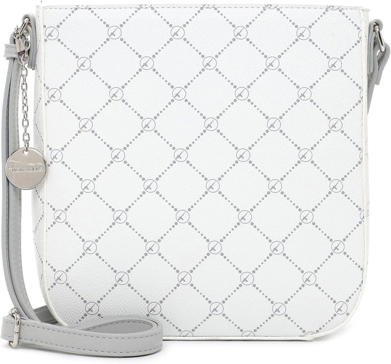 Tamaris Umhängetasche TAS Anastasia 30103 Damen Handtaschen Karo Einheitsgrösse White/Grey 308, Einh