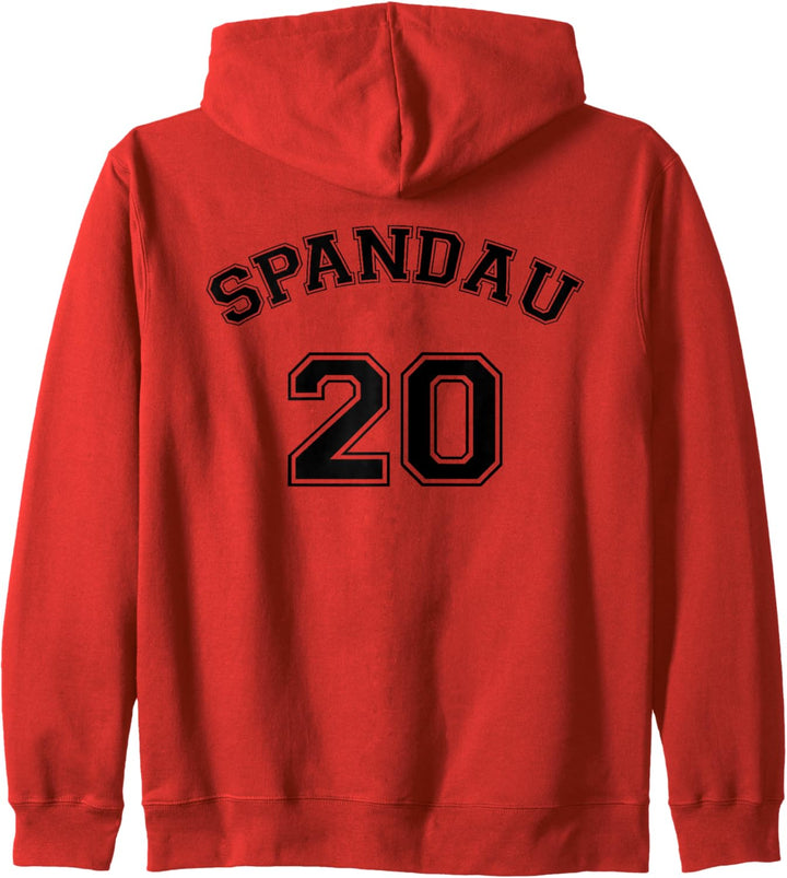 Spandau 20 - Schwarzes Nostalgie Design West Berliner Bezirk Kapuzenjacke
