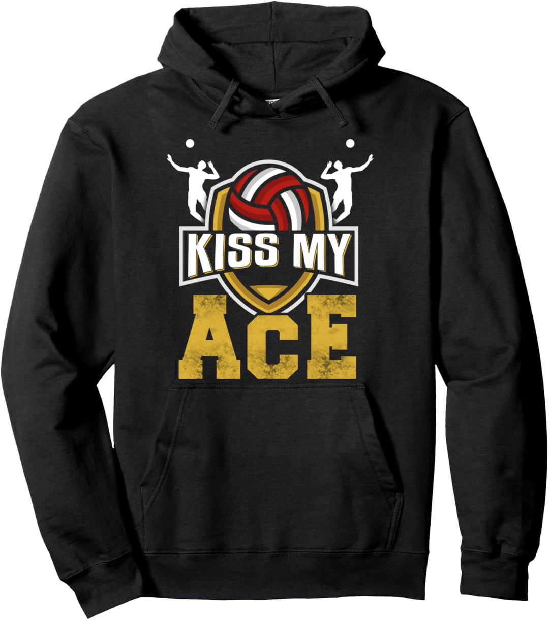 Lustiger Volleyball Spruch Pullover Hoodie