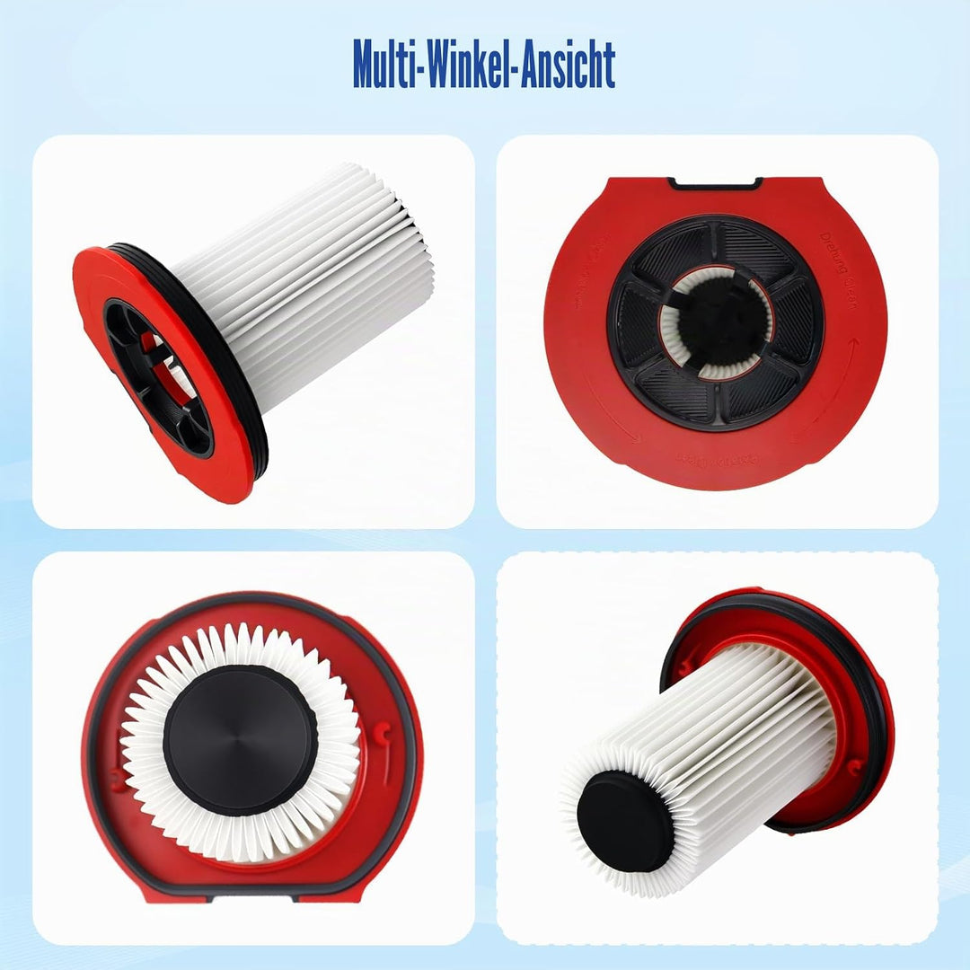 12050162 Ersatzfilter & Zubehör-Kit für Bosch Unlimited 10 / Unlimited 9 Akku-Staubsauger BKS1051GQC