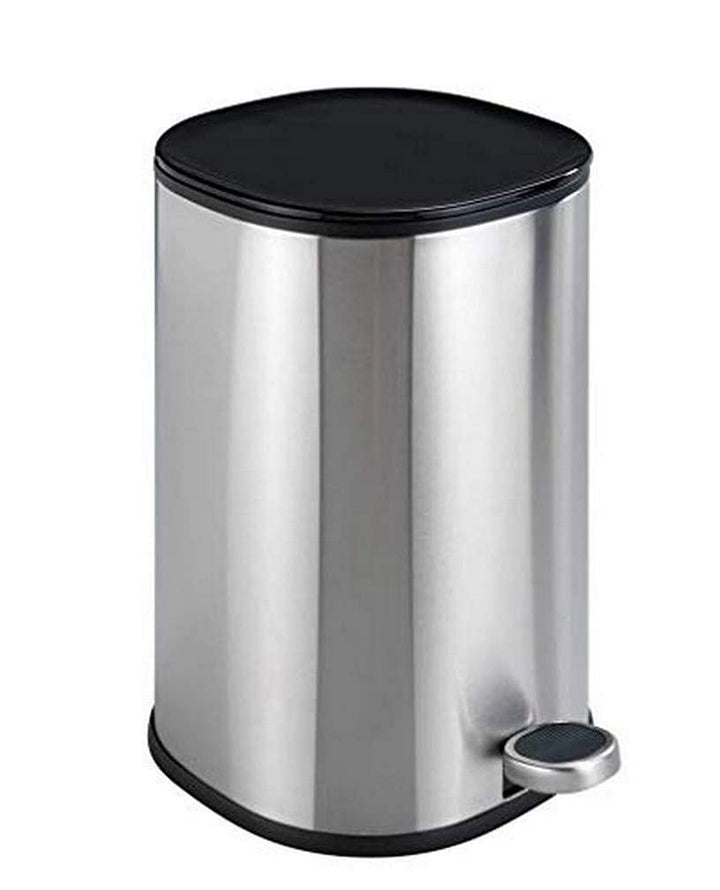 WENKO Kosmetik Treteimer Nant 5 Liter, Badezimmer-Mülleimer mit Absenkautomatik, kleiner Abfalleimer