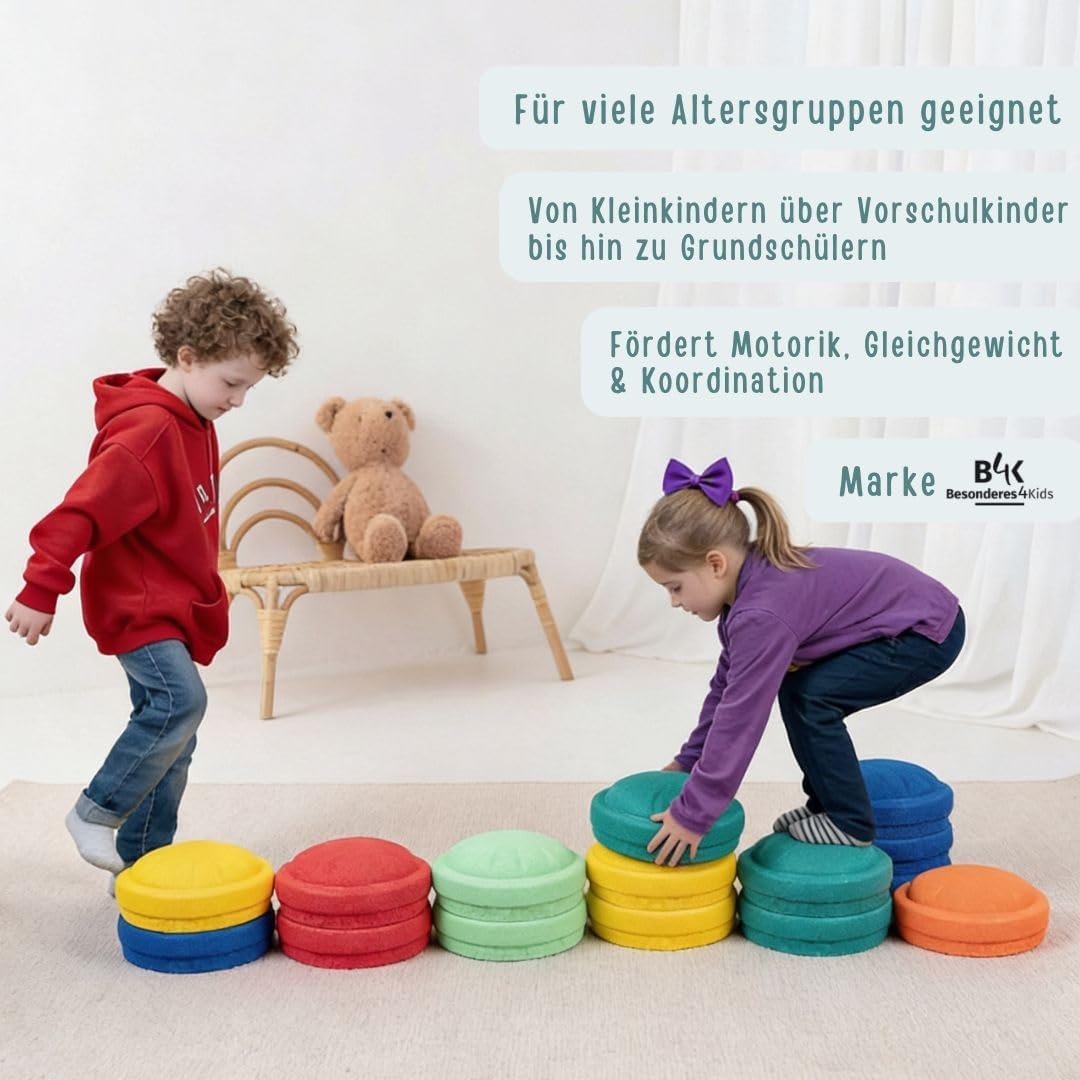 Stapelwelt MyFunStone Spielstein Balancierstein, Besonderes4Kids, kompatibel mit anderen Balancierst