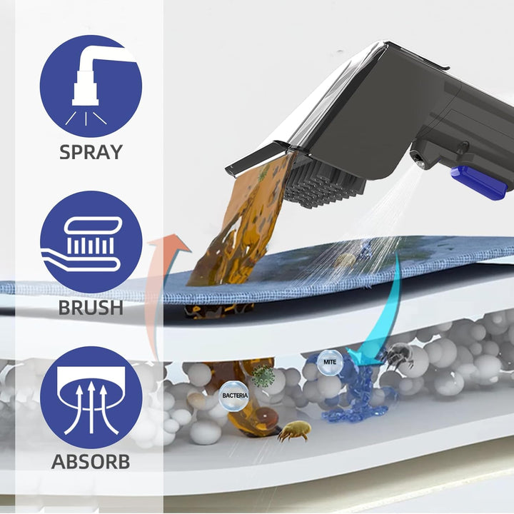 Akitas X7 600W Waschsauger, Polsterreiniger Gerät, 2-Tank Nasssauger, Selbstreinigung, Leicht für Ti
