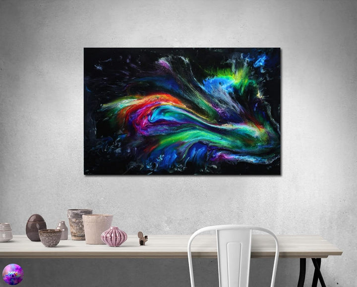 Gemälde Abstrakte Malerei Original - moderne hochglanz Wandbilder XXL - Resin Art Kunst Bild Harz Un