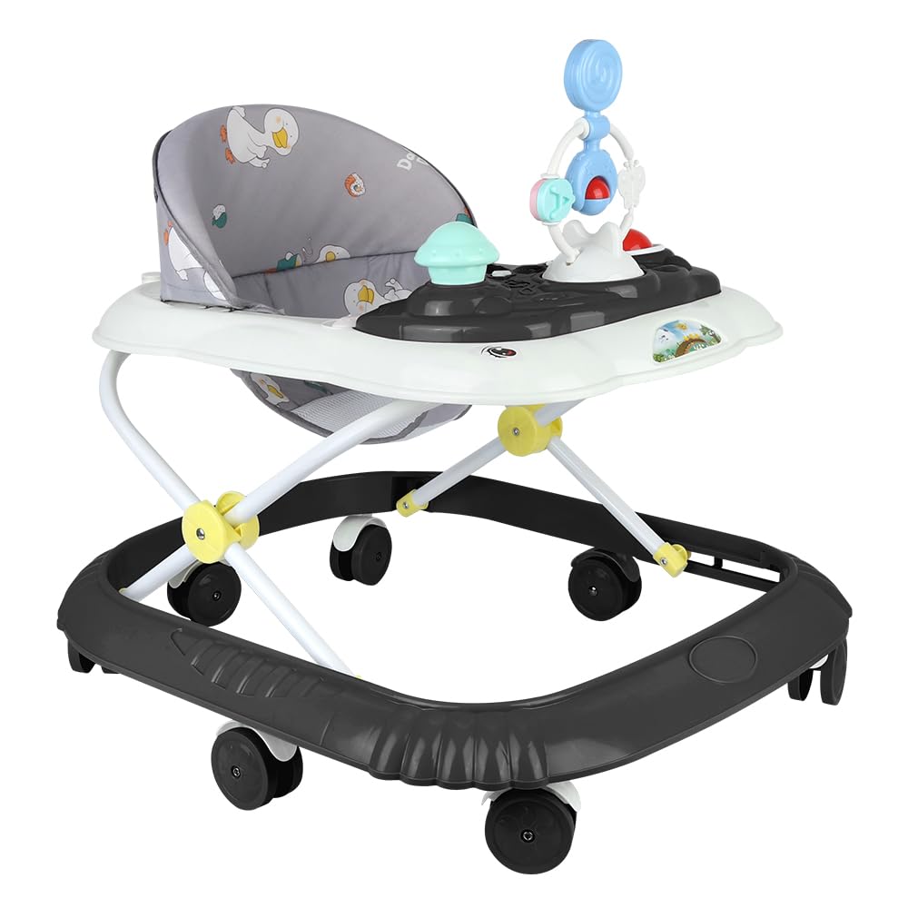 Lauflernhilfe für Babys, Jungen, Mädchen, mitwachsend, 2-in-1, mit Musik &amp; Trittbrett, Lauflernhilfe