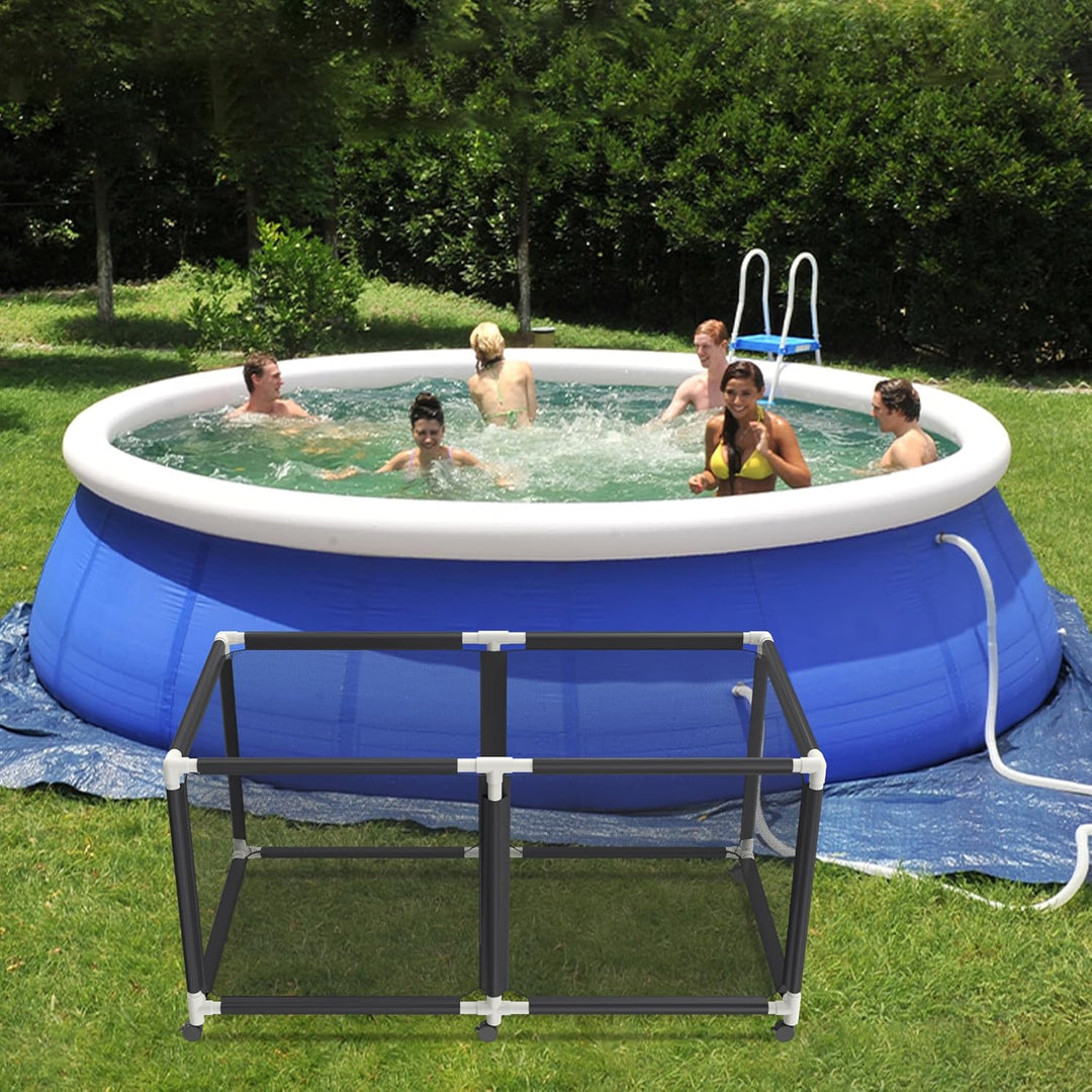 Pool-Aufbewahrungsbehälter mit Rolle Nudelhalter Aufbewahrungswagen mit Nylon-Netz Grosse Kapazität