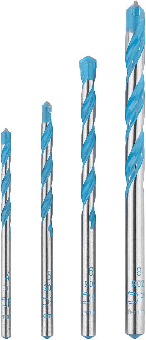 Bosch Accessories 4 tlg. Mehrzweck Bohrer Set (Zubehör Schlagbohrer)