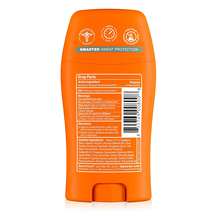Carpe Antitranspirant und Deodorant, bekämpft übermässiges Schwitzen ohne zu reizen