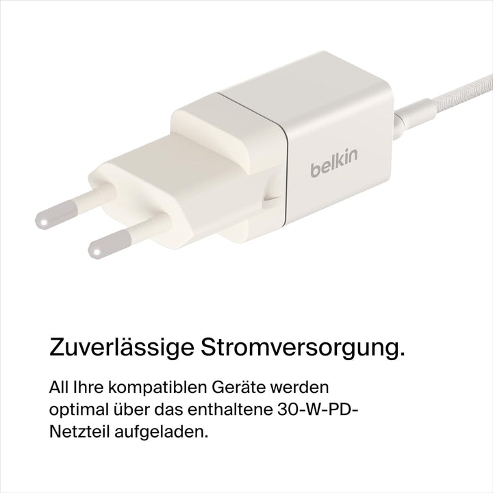 Belkin BoostCharge Pro kabellose 2-in-1-Ladestation mit MagSafe (15 W), MagSafe Ladegerät, kompatibe