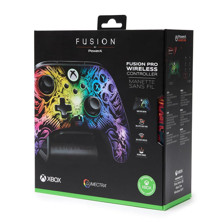PowerA Kabelloser FUSION Pro-Controller für Xbox Series X|S mit Lumectra™ Wireless FUSION Pro Ghost