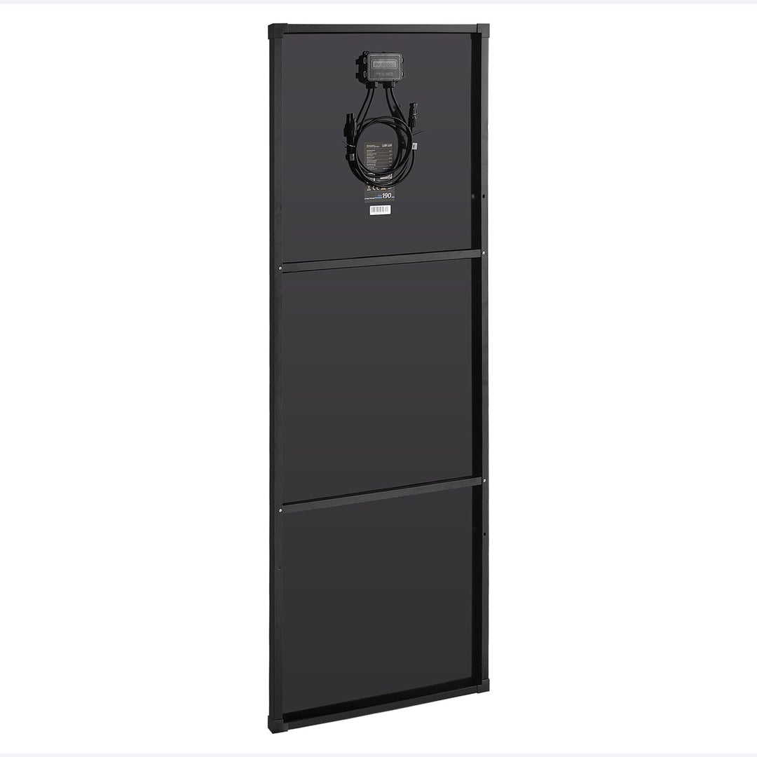 ECTIVE Solarpanel BSP 190 Black Lightweight – Ultraleichtes 190W 5,27A 60 Zellen 12V/24V Solarmodul
