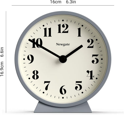 NEWGATE® Theater-Kaminuhr – leiser Sweep "No Tick" Kaminuhr – kleine Kaminuhren – minimalistisches Z