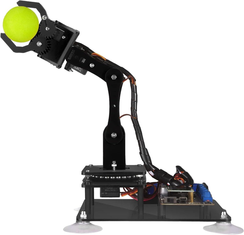 Adeept 5-DOF Roboterarm-Kit 5Achsen-Roboter, kompatibel mit Arduino IDE, programmierbar, DIY-Codieru