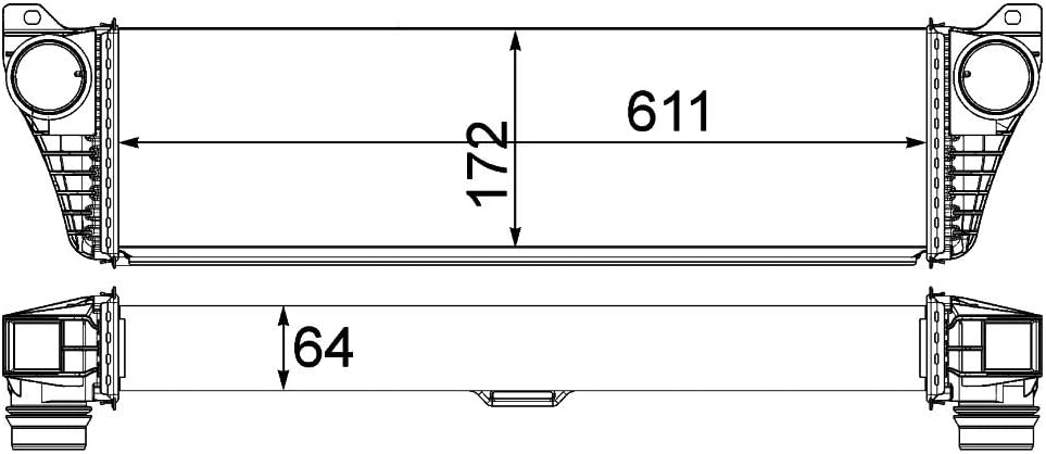 MAHLE CI 150 000P Ladeluftkühler BEHR PREMIUM LINE