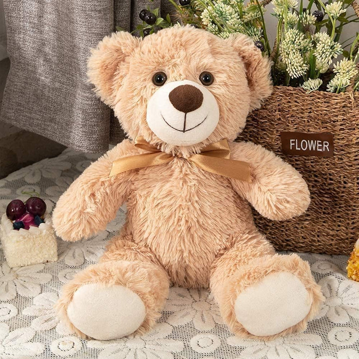 MorisMos 3 Packungen Teddybär Stofftiere Plüsch niedliches Plüschtier in 3 Teddybären 3 Stück kleine