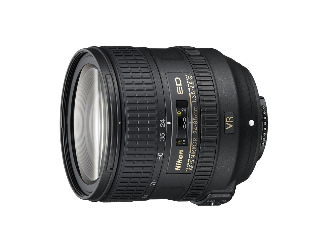 Nikon Nikkor AF-S Objektiv 24-85 mm 1: 3,5-4,5G ED VR, Schwarz [Nital Card: 4 Jahre Garantie] 24–85