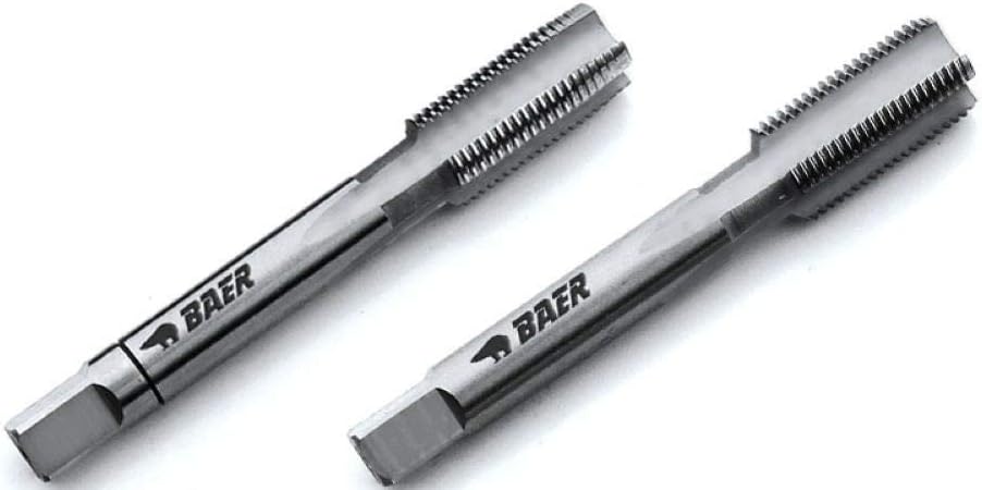 BAER HSSG Handgewindebohrer 2-tlg. Satz G (BSP) 1.1/2 x 11 - Handgewindebohrer-Satz Rohrgewinde, G (