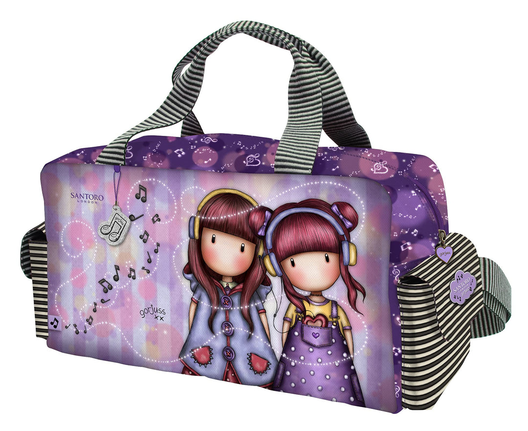 SANTORO M611b, Kindertasche, lila, 440 x 250 x 190 mm, dunkelviolett, 440x250x190 mm, sporttasche