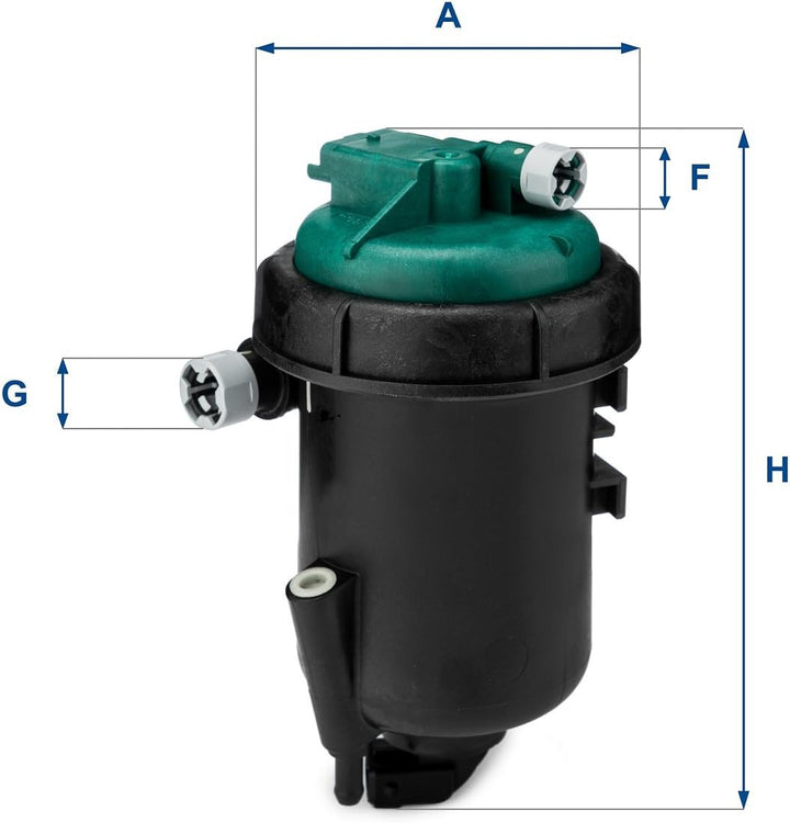 UFI Filters 55.181.00 Dieselfilter für Autos