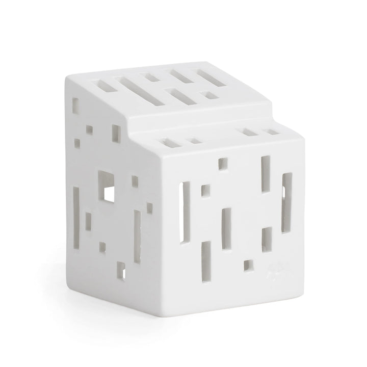 Kähler Lichthaus Functio Urbania Sammlerobjekt dänisches Design, Weiss 7 x 9 cm Weiss, 7 x 9 cm Weis