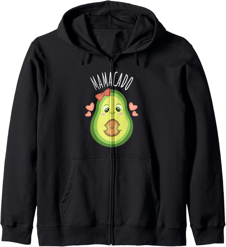 Hol dir das lustige süsses Avocado Mama Mamacado 2022 Kapuzenjacke