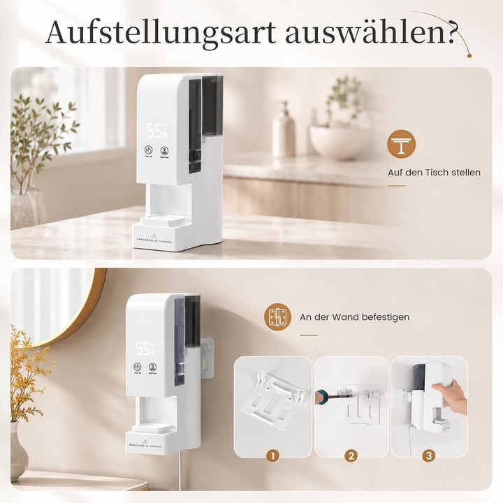 Heisstuchspender Elektrisch mit40 Komprimierten Einwegtüchern Handtuchwärmer Tragbar Vollautomatisch