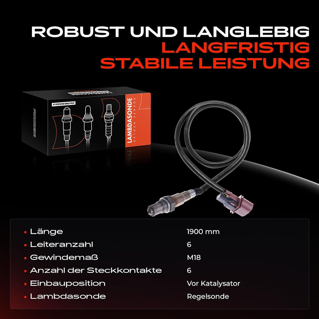 Lambdasonde Regelsonde für A8 Q7 Leon Toledo II Golf IV New Beetle P-a-s-s-a-t Phaeton T-o-u-a-r-e-g