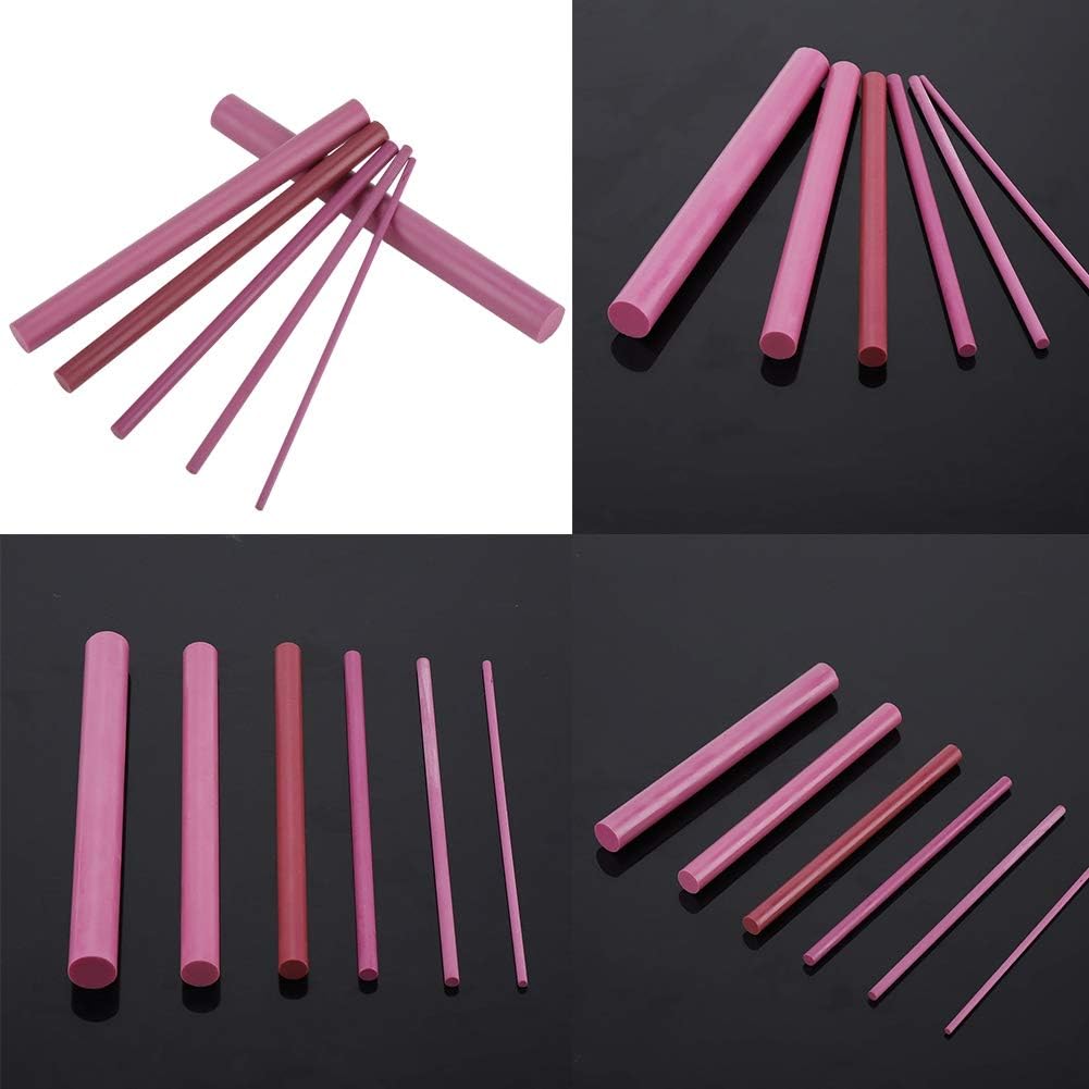 Professional Ruby Whetstone, 6 PCS 30000# Grit Polishing Oil Stone Sharpener Sharpening Stone Whetst