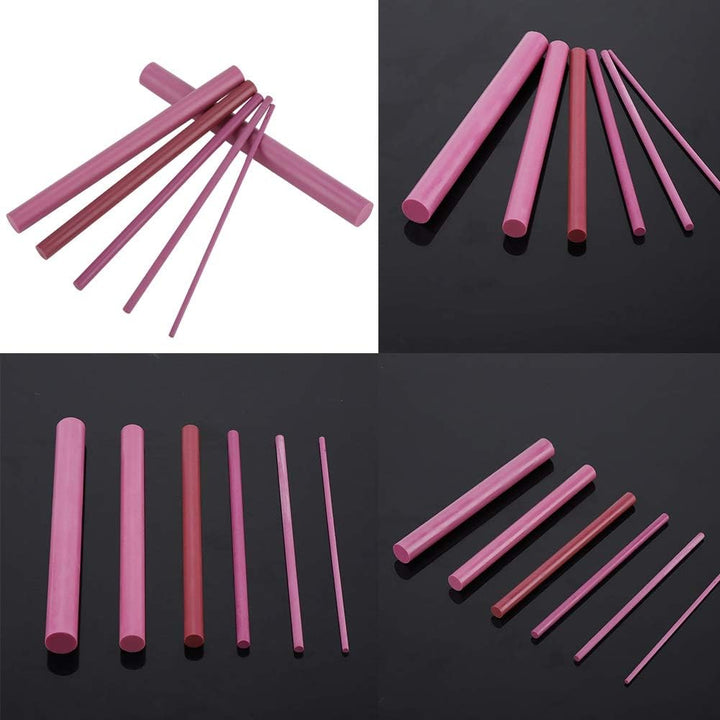 Professional Ruby Whetstone, 6 PCS 30000# Grit Polishing Oil Stone Sharpener Sharpening Stone Whetst