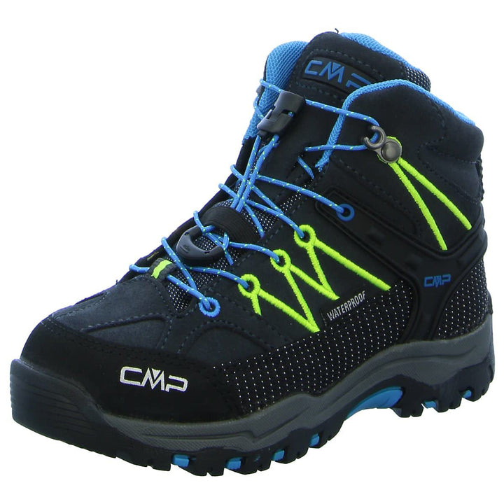 CMP Kids Rigel Mid Trekking Shoes Wp Wanderschuhe 32 EU Antracite Yellow Fluo, 32 EU Antracite Yello