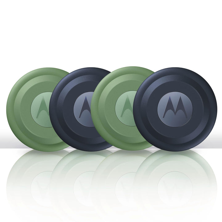 Motorola Moto Tag – Smart Tracker, 4er Pack (Android 9+ kompatibel, Bluetooth 5.4, IP67 Wasserschutz