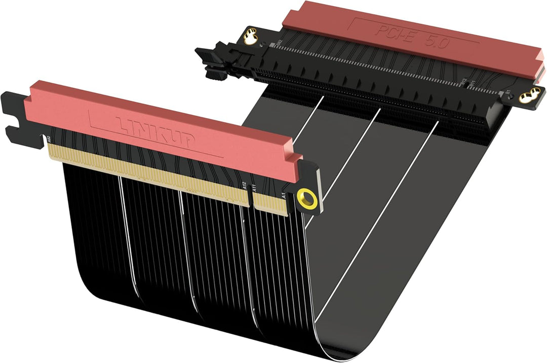 LINKUP - AVA5 PCIE 5.0 Riser-Kabel | RTX5090 RX9070 GPU Bereit | x16 128GB/s Geschwindigkeit | PCIe