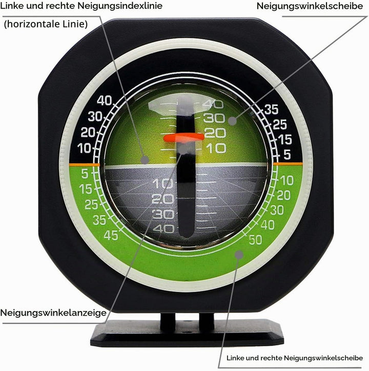 Auto-Neigungsmesser, einstellbarer Betrachtungswinkel Gradient Balancer, für LKW, Wohnmobil, Wohnmob