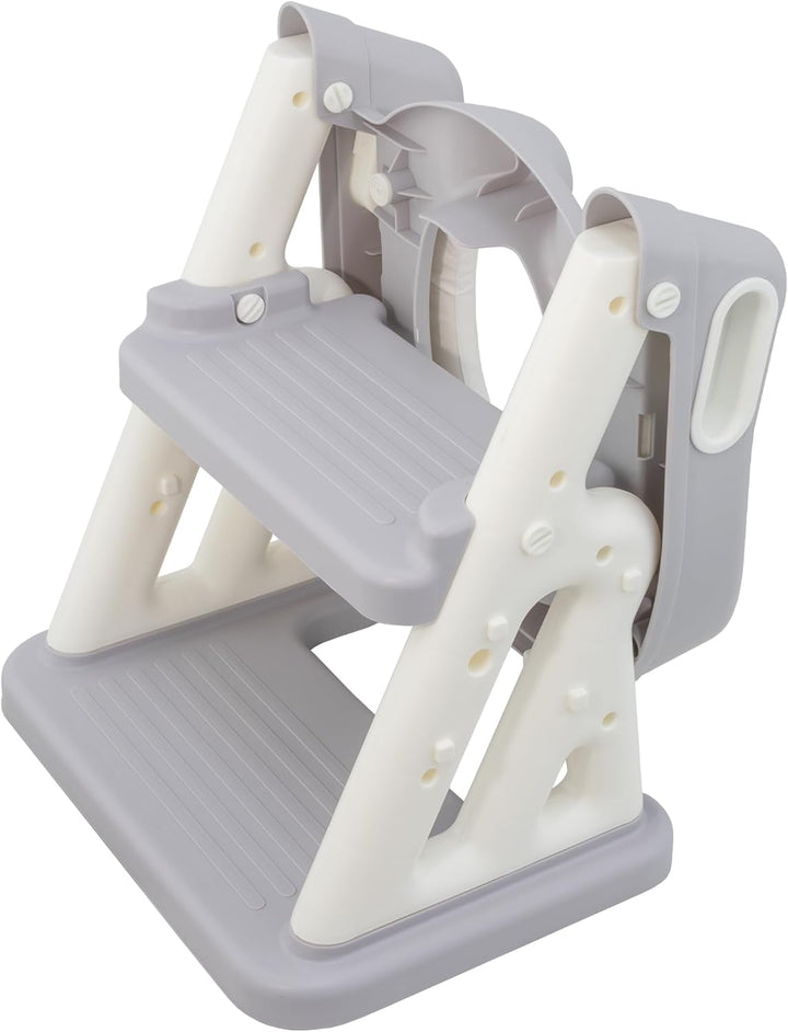 ALMAR Baby Treppe für Kinder, faltbar, mit WC-Adapter, Toilettensitz, Kinder-Toilettensitz, mit ruts