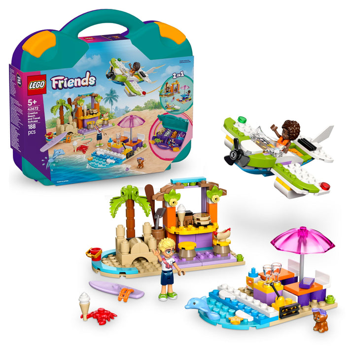 LEGO Friends Kreativer Reisekoffer - Kreatives Spielzeug für Rollenspiele - Geschenk für Mädchen ab