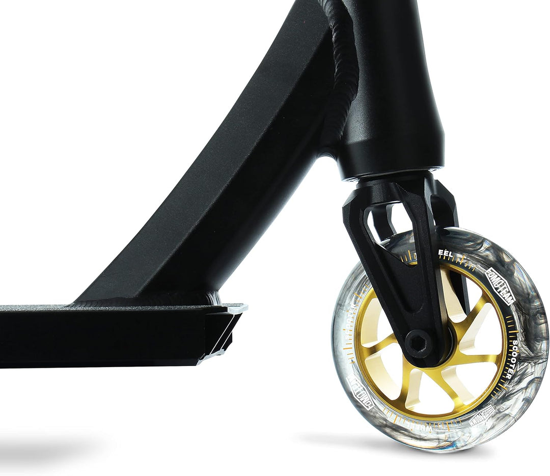 fomo team Scooter Ersatzräder scooter Rollen Räder 100mm24mm Aquarelleffekt EIN Paar mit ABEC-9 Kuge