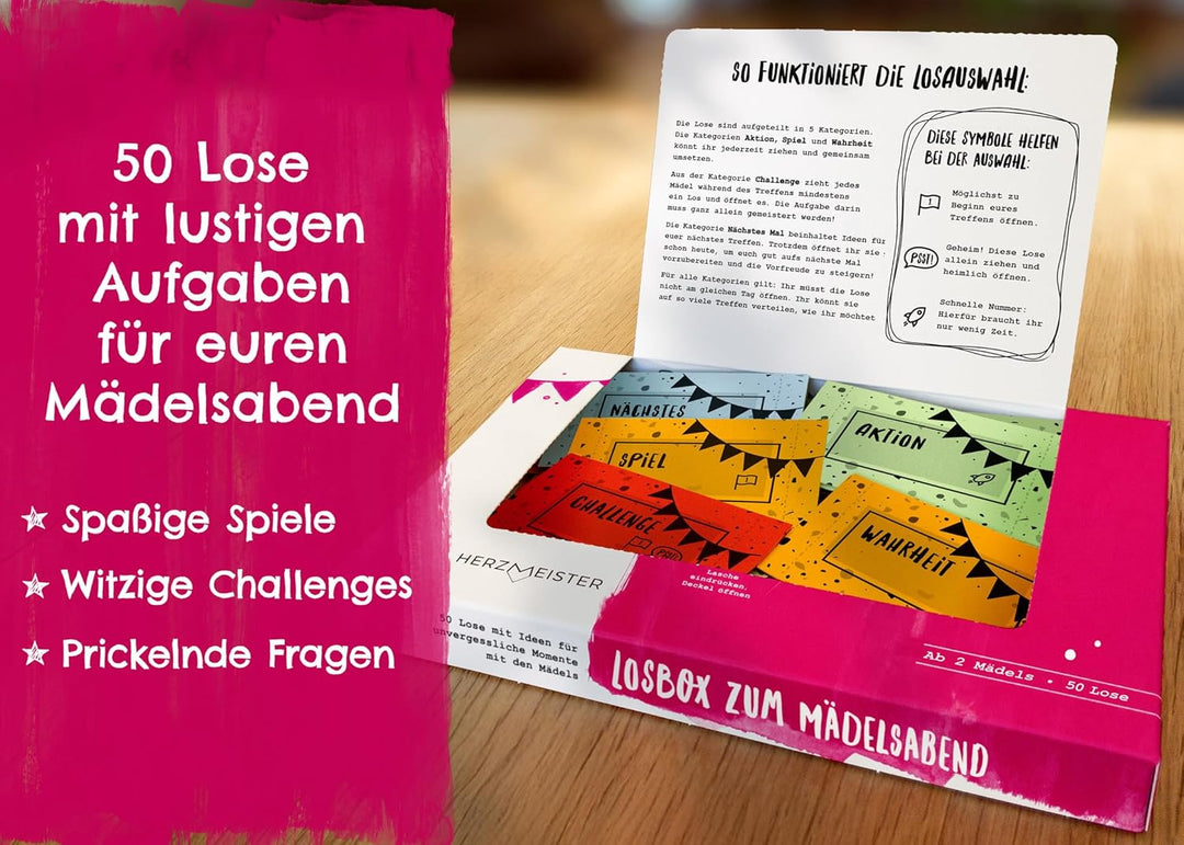 Herzmeister Geschenk für Beste Freundinnen - 50 spannende Fragen und lustige Aufgaben - Die perfekte
